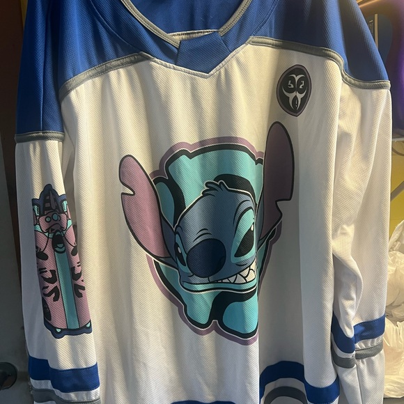 Disney Other - 3X  Disney Lilo & Stitch men's graphic hockey jersey